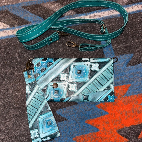 wallet, wallet clutch, cross body wallet - Picture 2 of 5